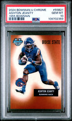 Graded 2024 Topps Bowman U Chrome Ashton Jeanty #55B21 1955 Bowman Rookie RC Football Card PSA 10 Gem Mint (ONLINE ORDER ONLY)