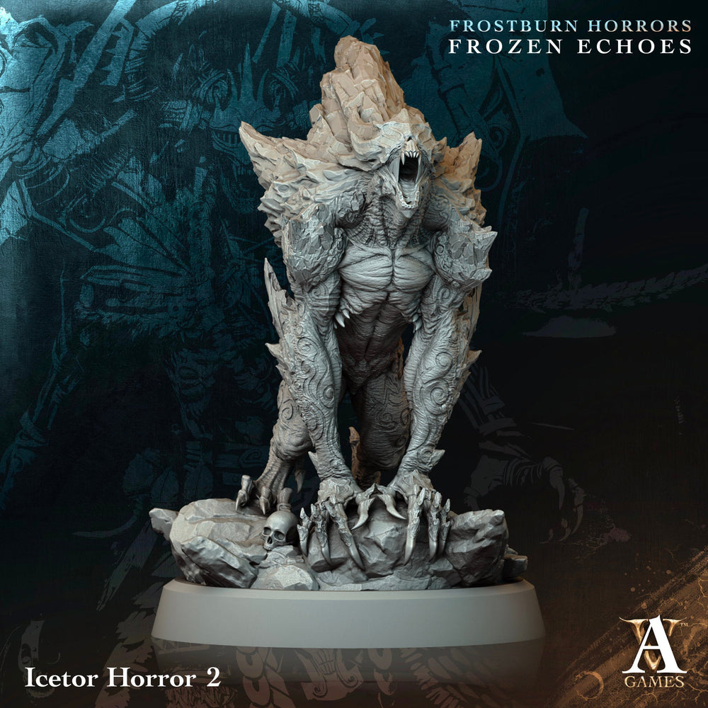 3D Printed Archvillain Games Icetor Horror Frostburn Horrors Frozen Echoes 28 32mm D&D (Online Only)