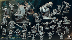 3D Printed Archvillain Games Frostburn Horrors Rimewind Secrets - Kotauri Winterstrider 28mm 32mm D&D (Online Only)