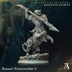 3D Printed Archvillain Games Frostburn Horrors Rimewind Secrets - Kotauri Winterstrider 28mm 32mm D&D (Online Only)