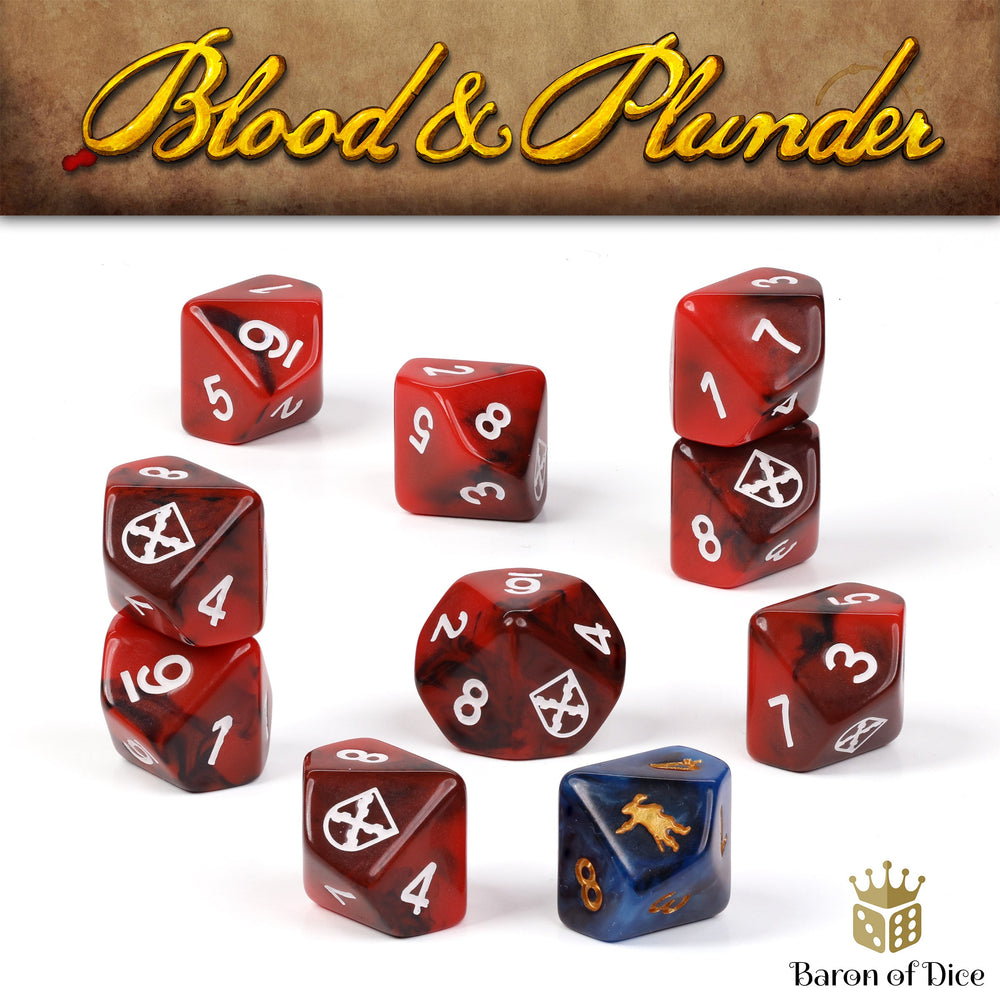 Blood & Plunder: Spain - Official Dice Set (ONLINE ORDER ONLY)