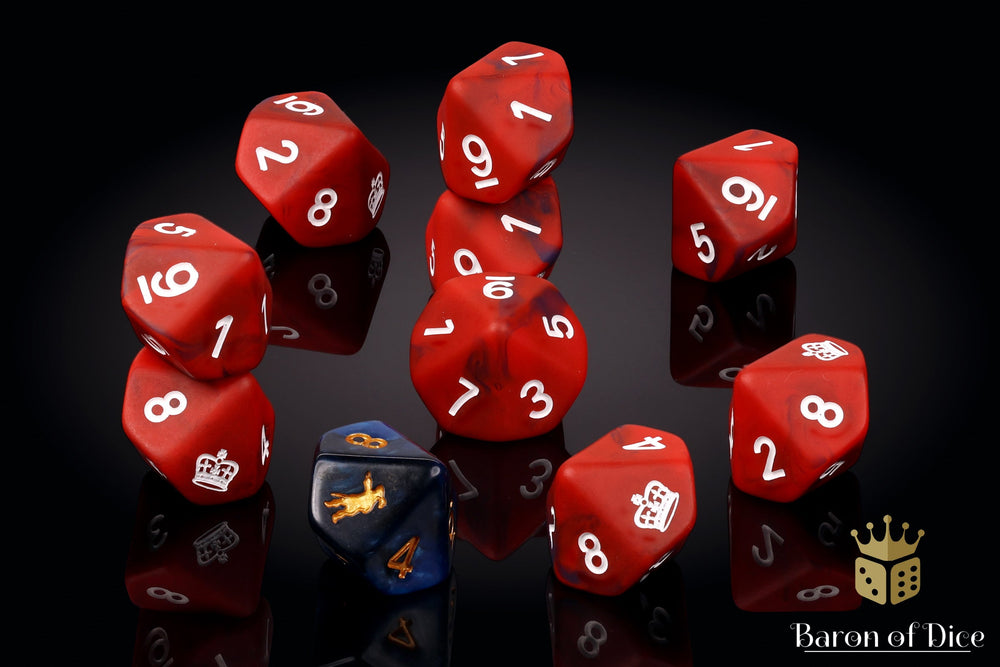 Blood & Plunder: English - Official Dice Set (ONLINE ORDER ONLY)
