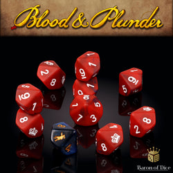 Blood & Plunder: English - Official Dice Set (ONLINE ORDER ONLY)