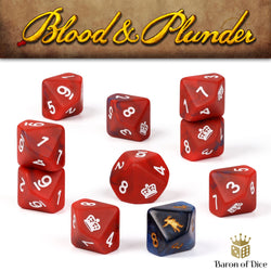Blood & Plunder: English - Official Dice Set (ONLINE ORDER ONLY)