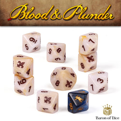 Blood & Plunder: French - Official Dice Set (ONLINE ORDER ONLY)