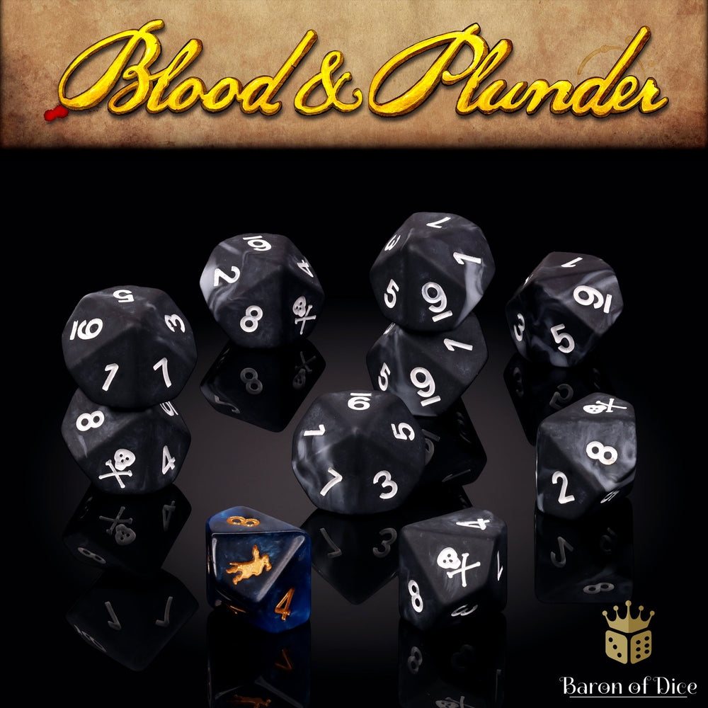 Blood & Plunder: Pirates - Official Dice Set (ONLINE ORDER ONLY)
