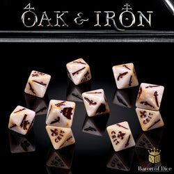 Oak & Iron: French - Official Dice Set (ONLINE ORDER ONLY)