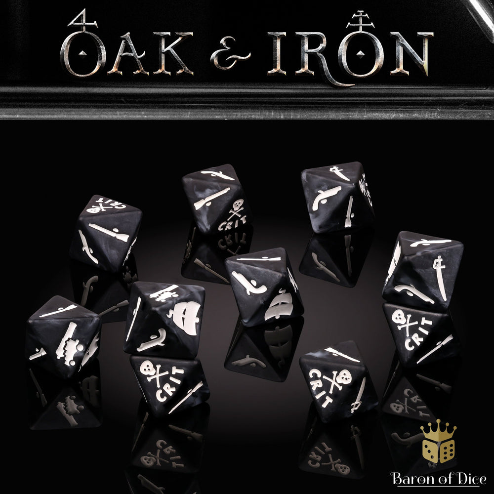 Oak & Iron: Pirates - Official Dice Set (ONLINE ORDER ONLY)