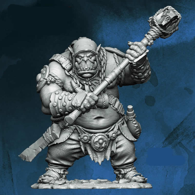 FLM28008 Orc Marauder Figure Kit 28mm Heroic Scale Miniature Unpainted (ONLINE ORDER ONLY)