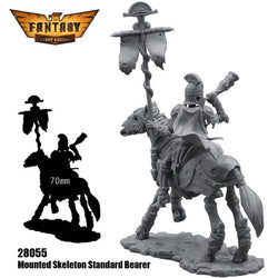 FLM28055 Mounted Skeleton Standard Bearer Figure Kit 28mm Heroic Scale Miniature Unpainted (ONLINE ORDER ONLY)