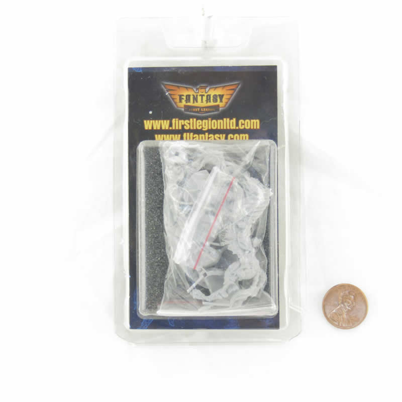 FLM28057 Mounted Skeleton Warrior Figure Kit 28mm Heroic Scale Miniature Unpainted (ONLINE ORDER ONLY)