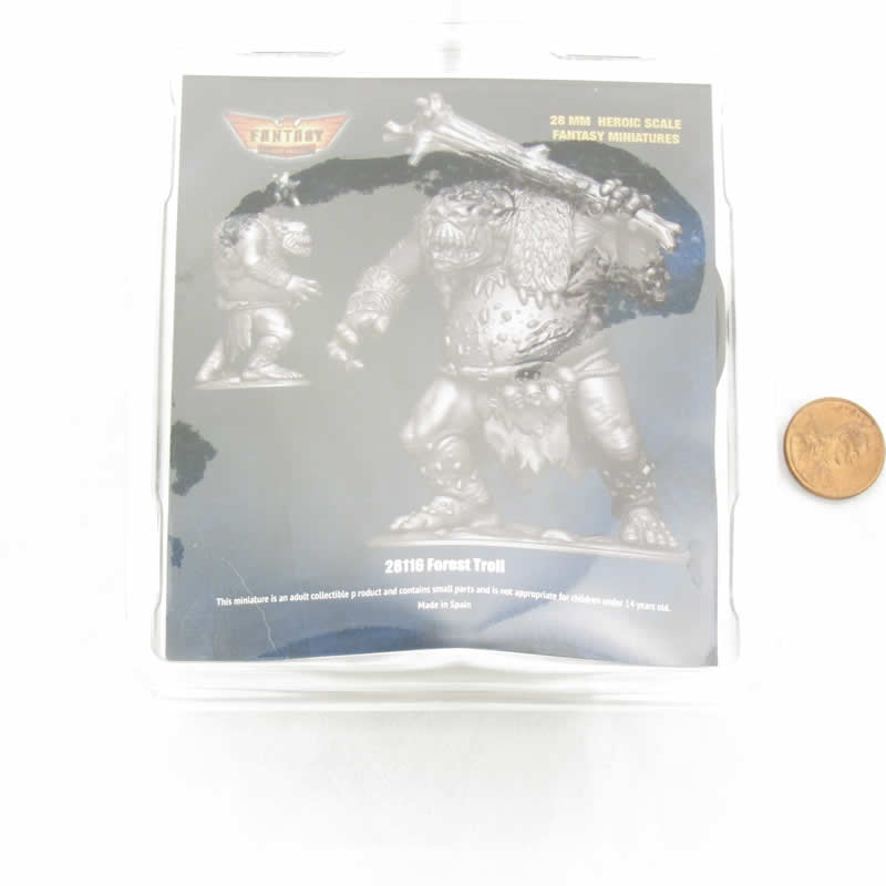 FLM28116 Forest Troll Figure Kit 28mm Heroic Scale Miniature Unpainted (ONLINE ORDER ONLY)