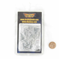 FLM28GOB05 Goblin Command Pack Leader, Standard, Muscian Figure Kit 28mm Heroic Scale Miniature Unpainted (ONLINE ORDER ONLY)