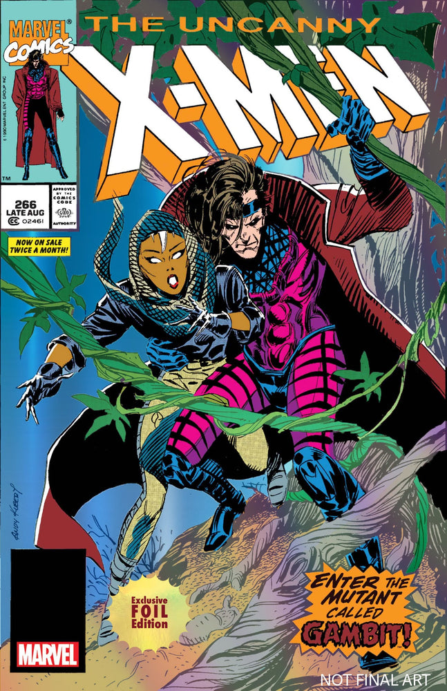 [Double Signed by Alison Sealy-Smith | Aj LoCasio] [Foil] Uncanny X-Men #266 Unknown Comics Exclusive Facsimile Edition Var [IN STOCK] (ONLINE ORDER ONLY)