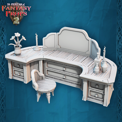 3D Printed STL Miniatures Fantasy Props 2 Tavern 28 - 32mm War Gaming D&D (Online Only)