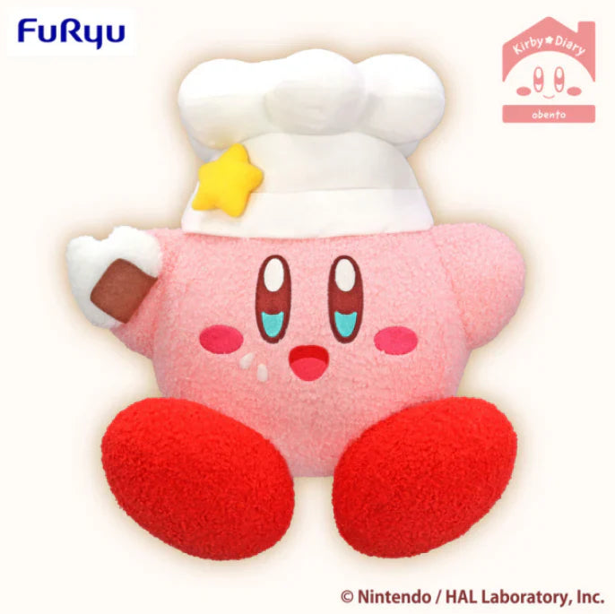 Kirby of the Stars Kirby Diary obento BIG Plush Cook, 13.8" (ONLINE ORDER ONLY)