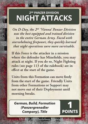 Flames of War: D-Day - German Command Cards
