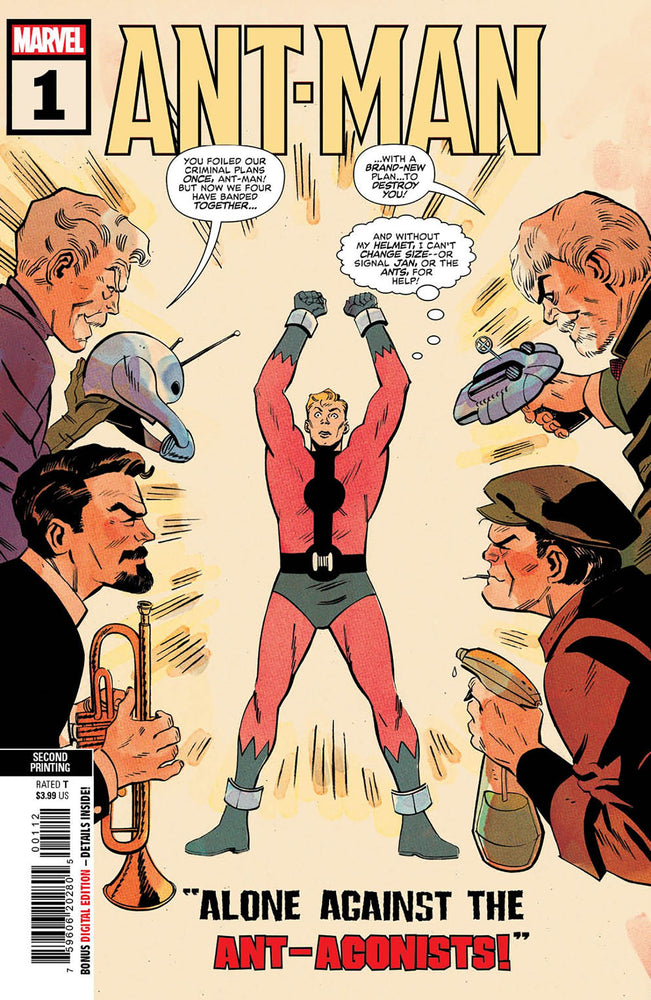 Ant-Man #1 (Of 5) 2nd Print Tom Reilly Variant (09/07/2022) Marvel (ONLINE ORDER ONLY)