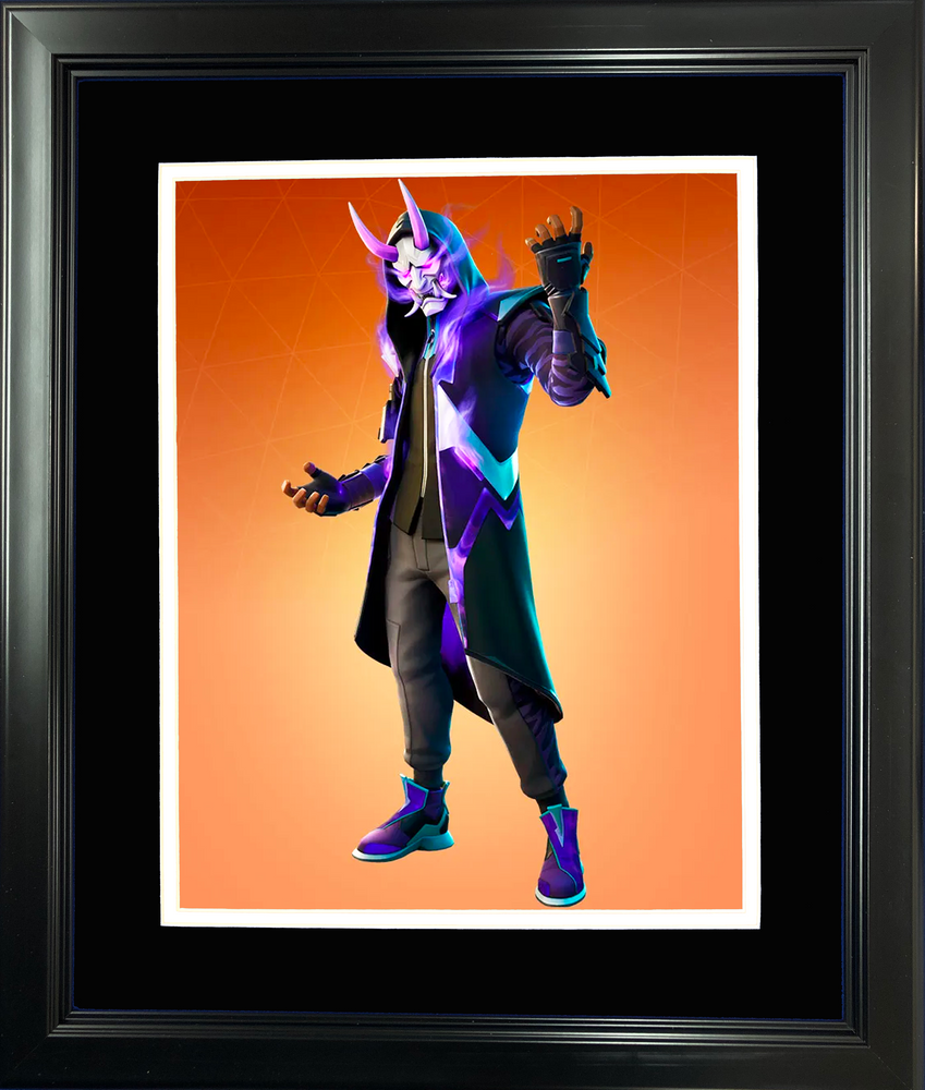 Framed Fade (Masked) Legendary Fortnite Skin 11"x14" Video Game Photo (ONLINE ORDER ONLY)