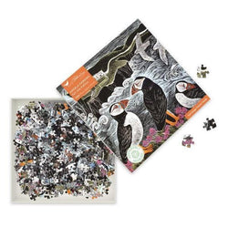 Fair Isle Puffins by Angela Harding 1000 Piece Jigsaw Puzzle Flame Tree (ONLINE ORDER ONLY)