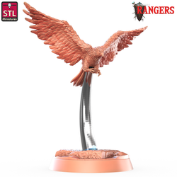 3D Printed STL Miniatures Ranger Falcon Set Rangers  28 - 32mm War Gaming D&D (Online Only)
