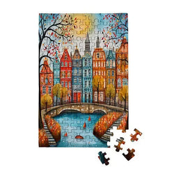 Fall On the Canals 150 Piece Mini Jigsaw Puzzle Micro Puzzles (ONLINE ORDER ONLY)