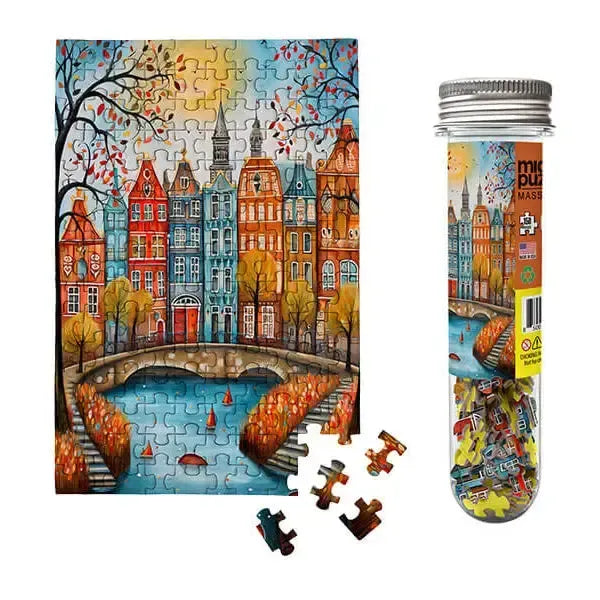 Fall On the Canals 150 Piece Mini Jigsaw Puzzle Micro Puzzles (ONLINE ORDER ONLY)