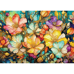 Fancy Flower Garden 1000 Piece Jigsaw Puzzle Enjoy (ONLINE ORDER ONLY)