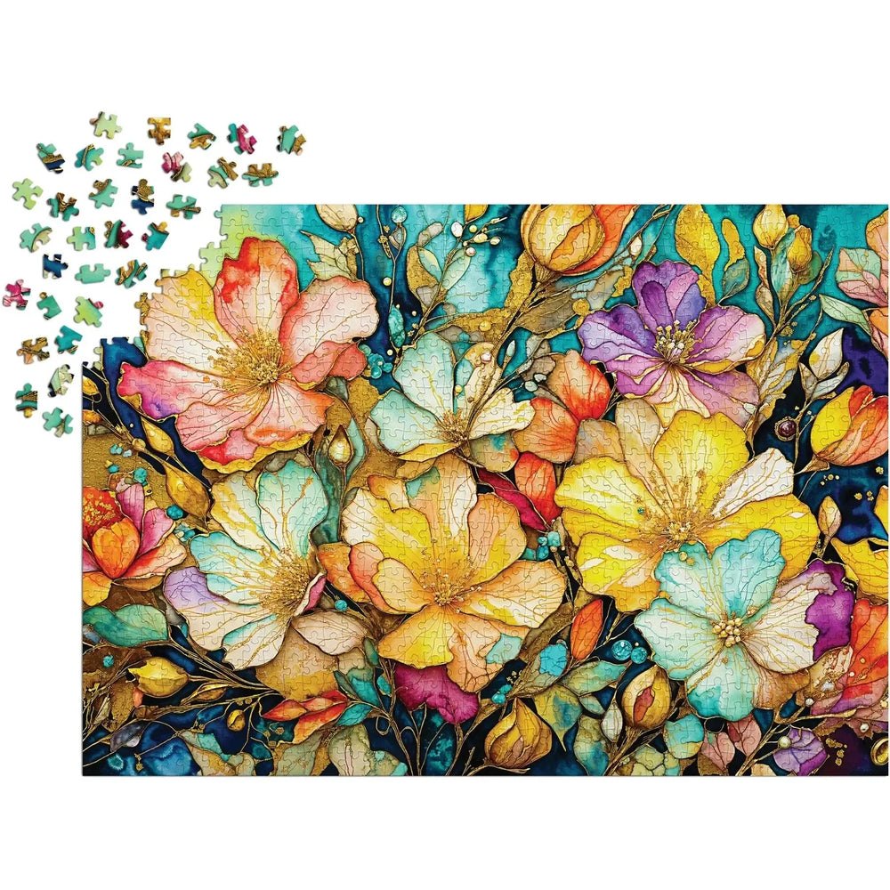 Fancy Flower Garden 1000 Piece Jigsaw Puzzle Enjoy (ONLINE ORDER ONLY)