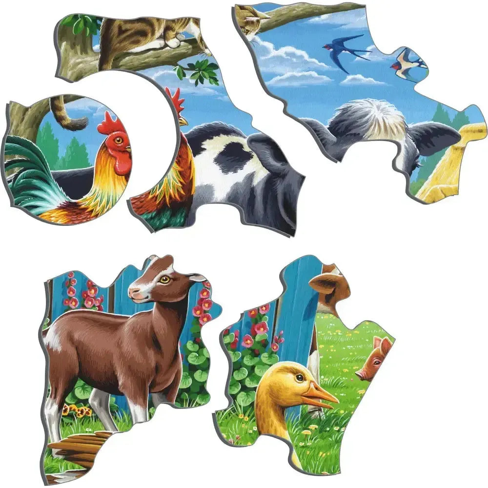 Farm Animals 23 Piece Tray Jigsaw Puzzle Larsen