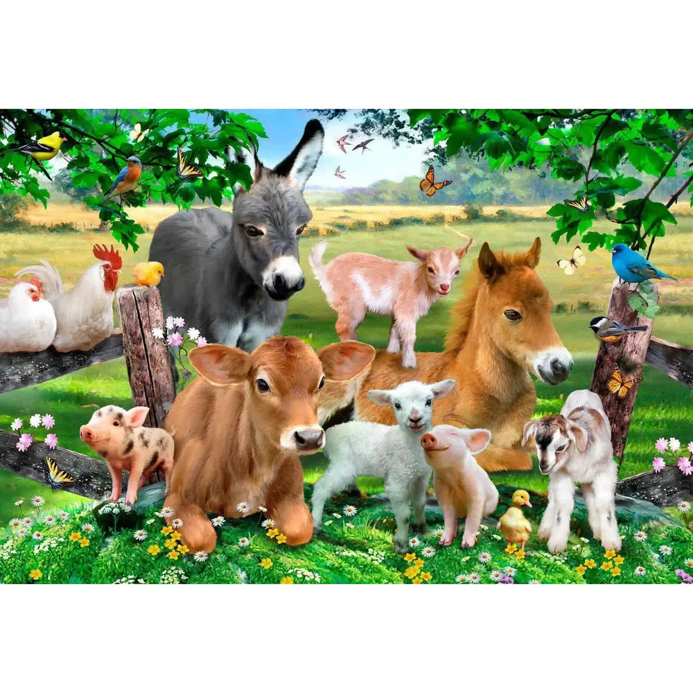 Farm Kindergarten 150 Piece Wood Jigsaw Puzzle Wooden City (ONLINE ORDER ONLY)