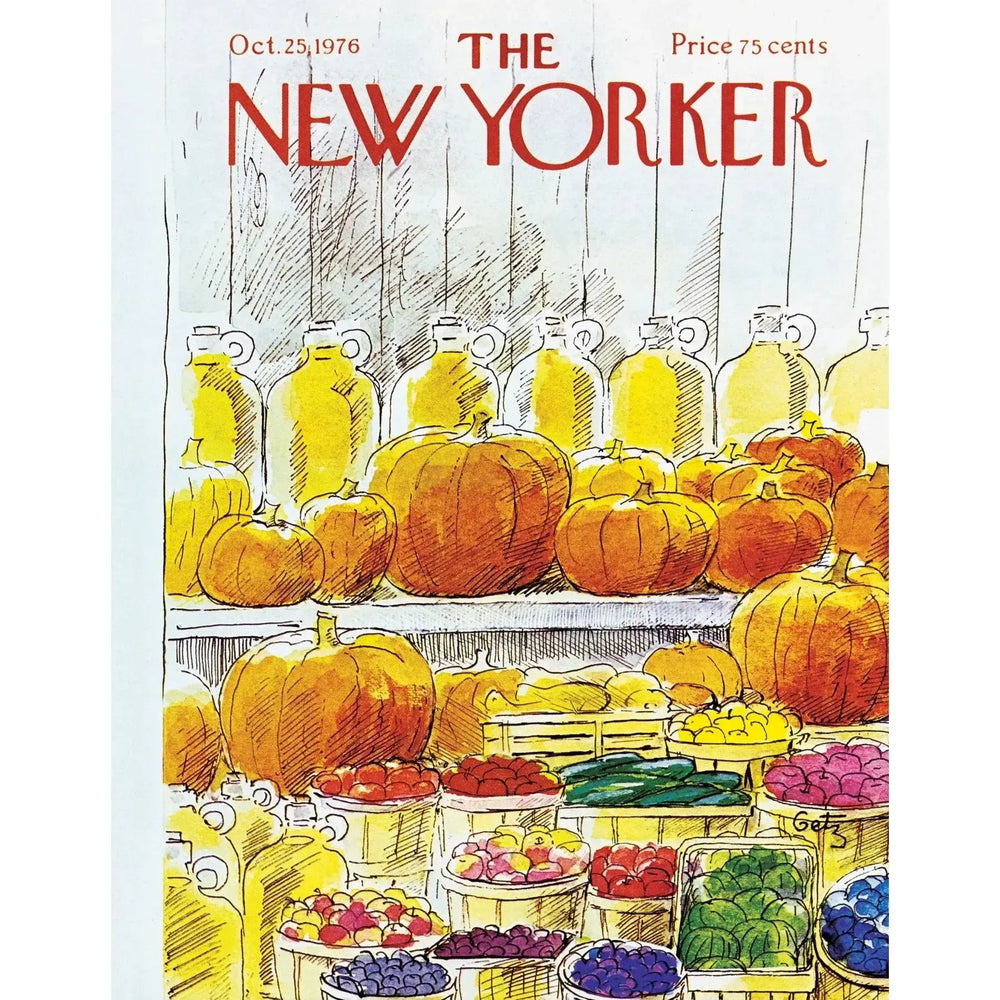 Farm Stand The New Yorker 100 Piece Mini Jigsaw Puzzle NYPC (ONLINE ORDER ONLY)