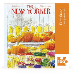 Farm Stand The New Yorker 100 Piece Mini Jigsaw Puzzle NYPC (ONLINE ORDER ONLY)
