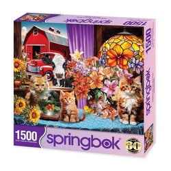 Farmhouse View 1500 Piece Jigsaw Puzzle Springbok (ONLINE ORDER ONLY)