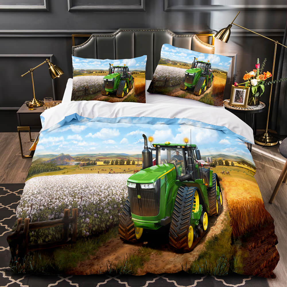 Farming Tractor Bedding Set Duvet Cover Without Filler (Online Order Only)