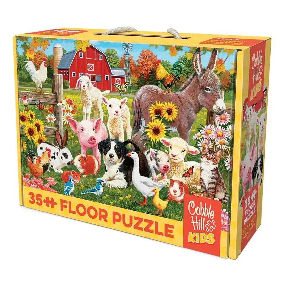 Farmyard Greetings 35 Piece Floor Jigsaw Puzzle Cobble Hill (ONLINE ORDER ONLY)