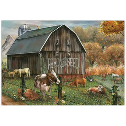 Feed & Seed Farm 1000 Piece Jigsaw Puzzle Crown Point (ONLINE ORDER ONLY)