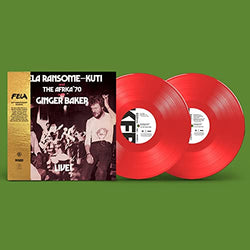 Fela Live With Ginger Baker (Colored Vinyl, Red, Gatefold LP Jacket) (2 Lp's) [Vinyl] (ONLINE ORDER ONLY)