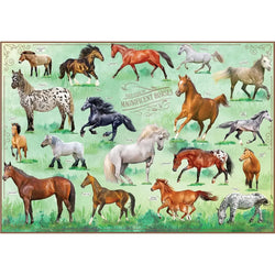 Field Guide To Magnificent Horses 500 Piece Jigsaw Puzzle Insights (ONLINE ORDER ONLY)