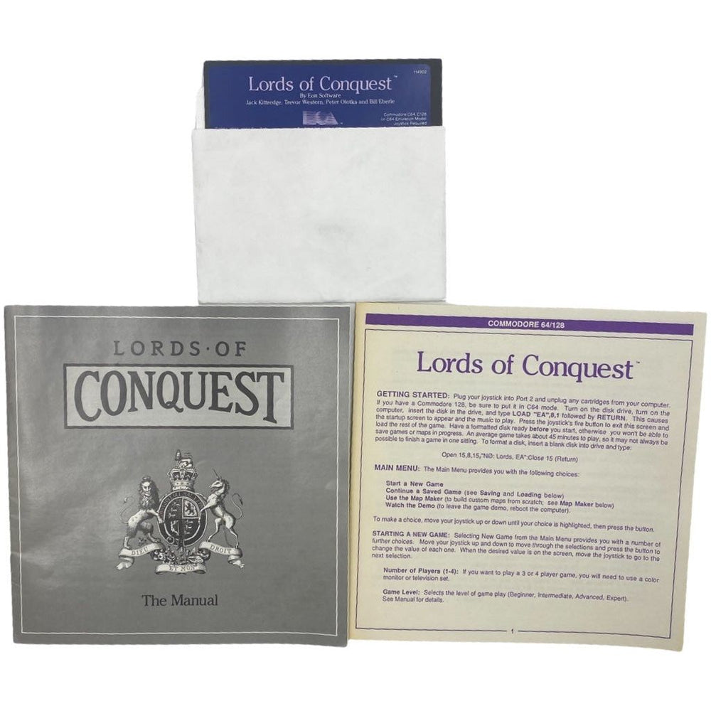Lords of Conquest- Commodore 64 (Online Order Only)