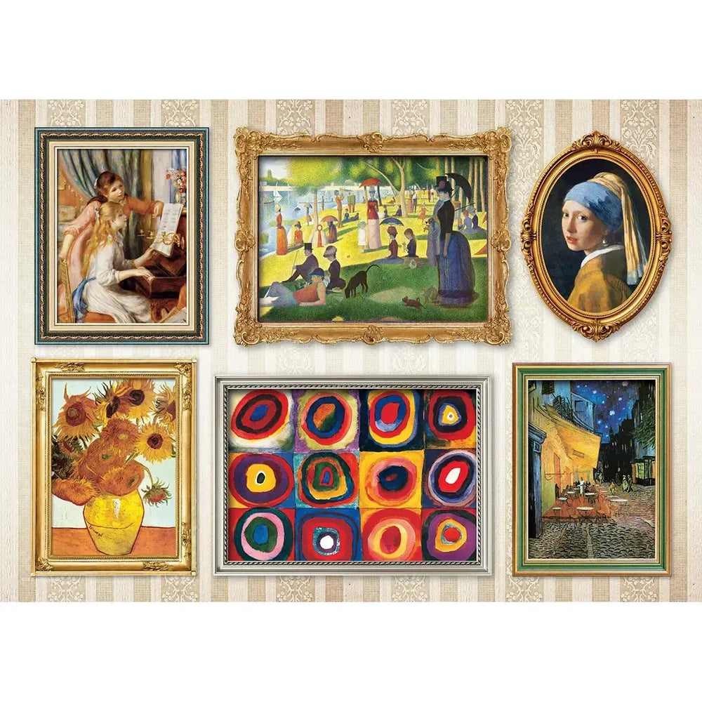 Fine Art Gallery Wall 48 Connecting Pieces Jigsaw Puzzle Eurographics (ONLINE ORDER ONLY)