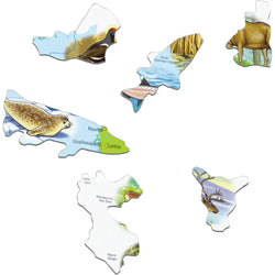 Finland Map & Animals 78 Piece Tray Jigsaw Puzzle Larsen (ONLINE ORDER ONLY)