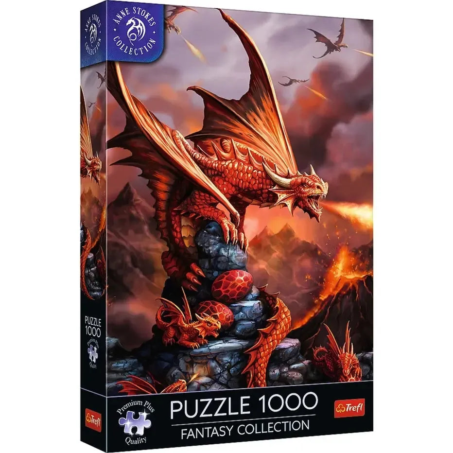 Fire Dragon by Anne Stokes 1000 Piece Jigsaw Puzzle Trefl (ONLINE ORDER ONLY)