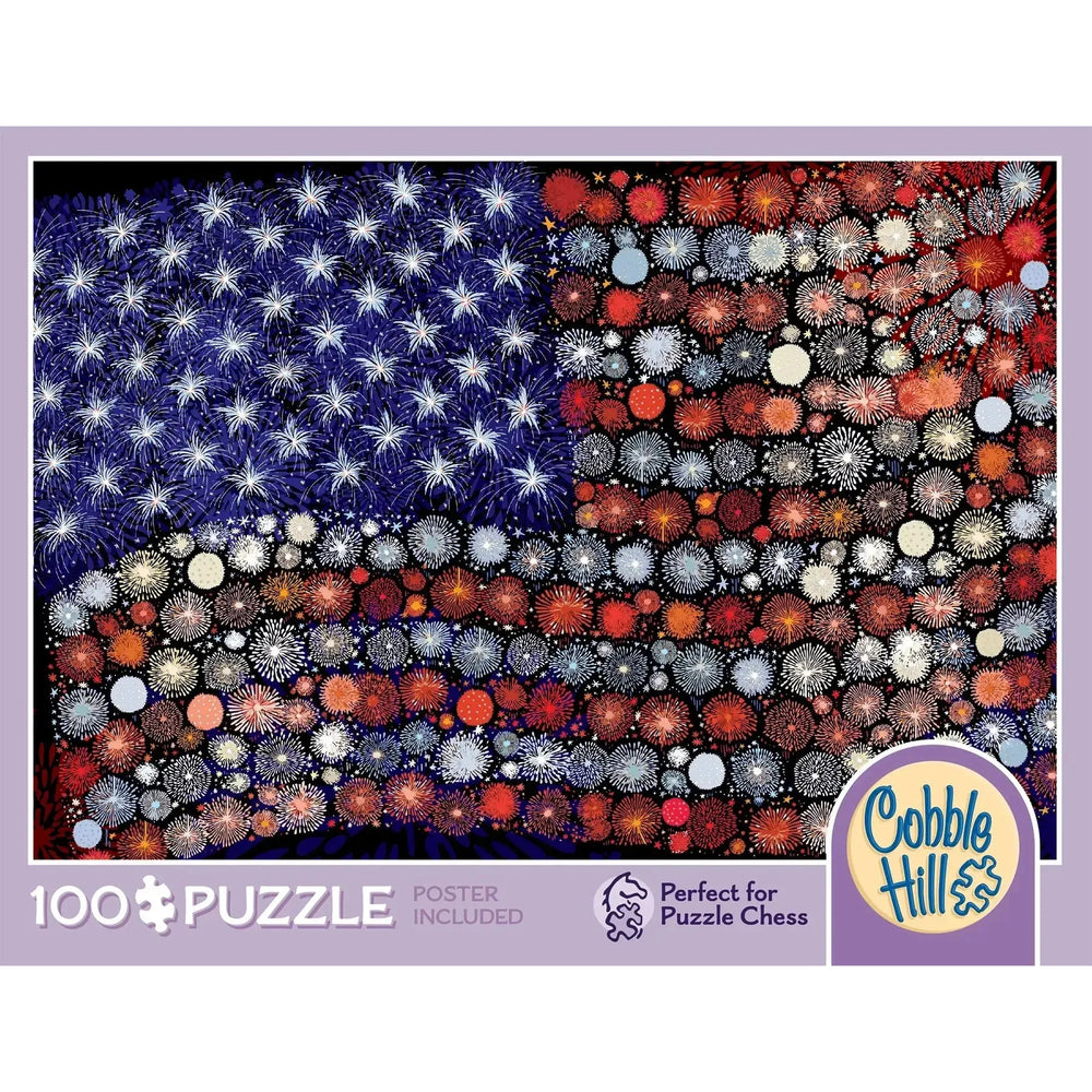 Fireworks 100 Large Piece Jigsaw Puzzle Cobble Hill (ONLINE ORDER ONLY)