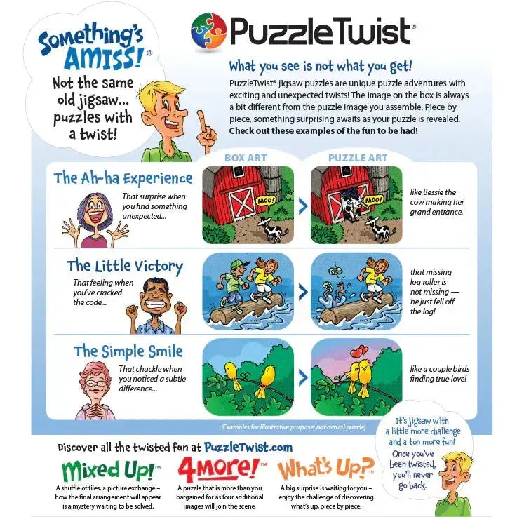 Fish Out of Water "Something's Amiss" 500 Piece Jigsaw Puzzle PuzzleTwist (ONLINE ORDER ONLY)