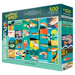 Fish Out of Water "Something's Amiss" 500 Piece Jigsaw Puzzle PuzzleTwist (ONLINE ORDER ONLY)