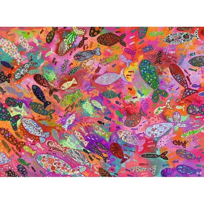 Fish in Fuchsia 500 Piece Jigsaw Puzzle Ravensburger (ONLINE ORDER ONLY)