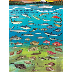 Fishes of the North Pacific 1000 Piece Jigsaw Puzzle NYPC (ONLINE ORDER ONLY)