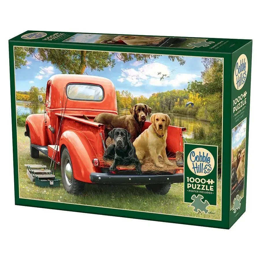 Fishing Friends 1000 Piece Jigsaw Puzzle Cobble Hill