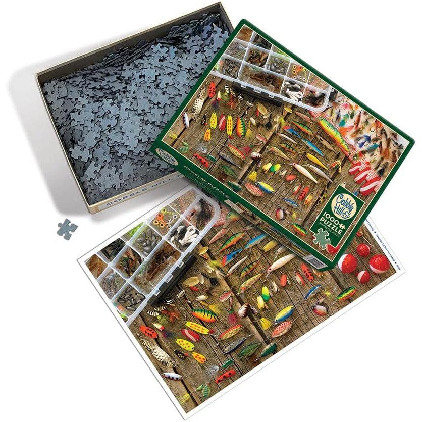 Fishing Lures 1000 Piece Jigsaw Puzzle Cobble Hill (ONLINE ORDER ONLY)